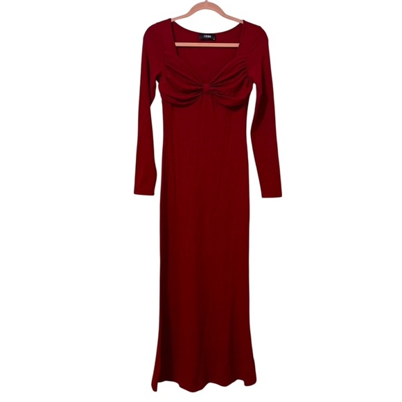 Cider Sweetheart Long Sleeve Knotted Maxi Mermaid Dress Sz Small NWOT - Picture 8 of 8